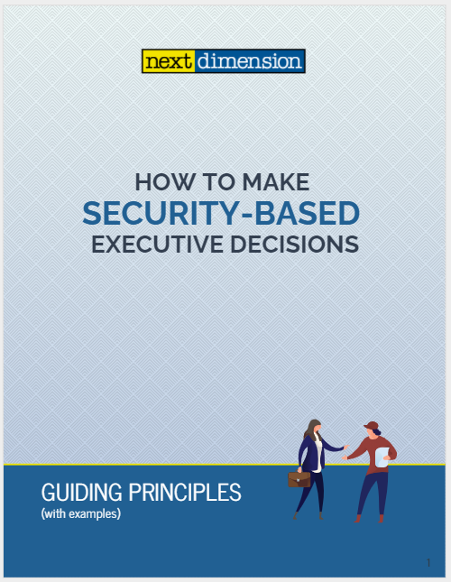 security based decision making cover